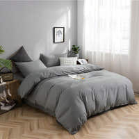 Bedding Set – Cotton Plain – Pearl Grey