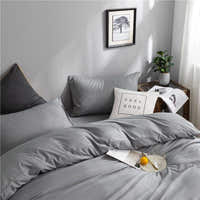 Bedding Set – Cotton Plain – Pearl Grey