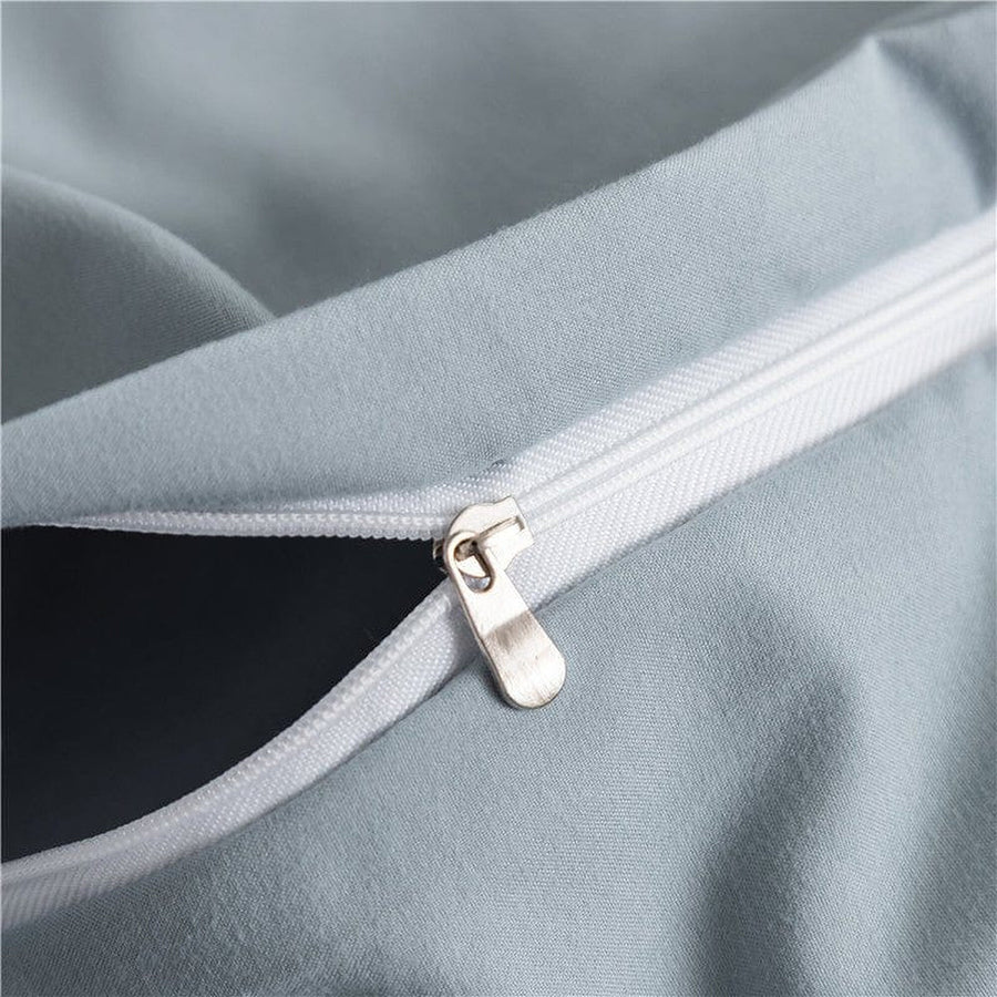 Bedding Set – Cotton Plain – Sky Mist