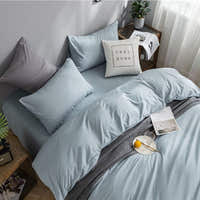 Bedding Set – Cotton Plain – Sky Mist