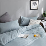 Bedding Set – Cotton Plain – Sky Mist