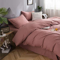 Bedding Set – Cotton Plain – Soft Blush