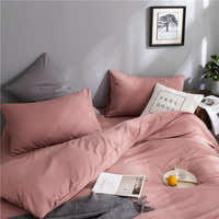 Bedding Set – Cotton Plain – Soft Blush