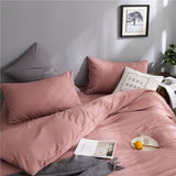 Bedding Set – Cotton Plain – Soft Blush