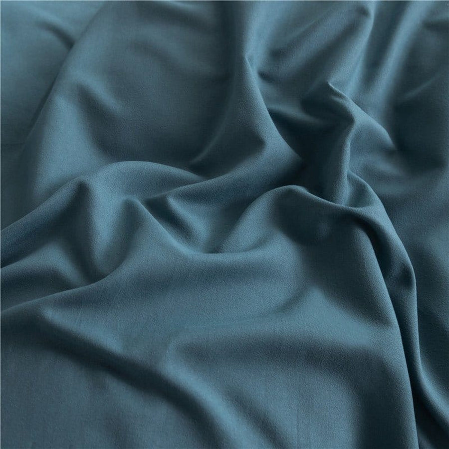 Bedding Set – Cotton Plain – Stormy Blue