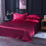 Bedding Set – Satin – Cherry