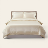 Bedding Set – Satin – Bouclé Sand