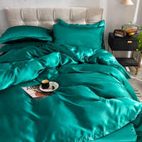 Bedding Set – Satin – Teal