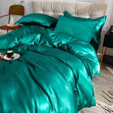 Bedding Set – Satin – Teal