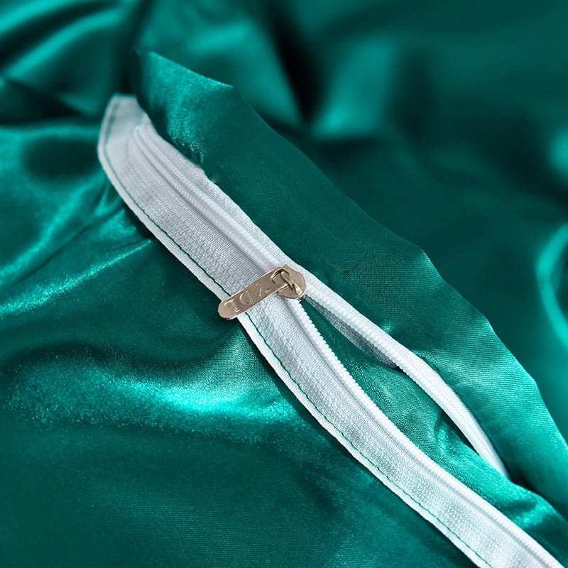 Bedding Set – Satin – Teal