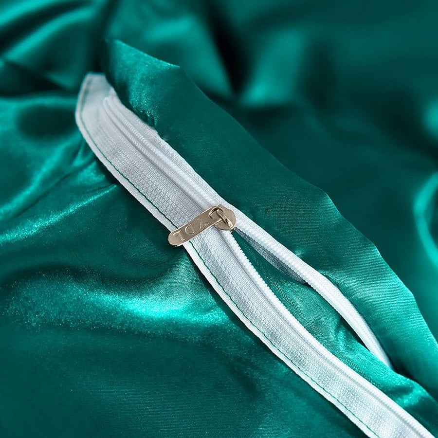 Bedding Set – Satin – Teal