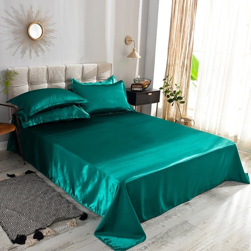 Bedding Set – Satin – Teal