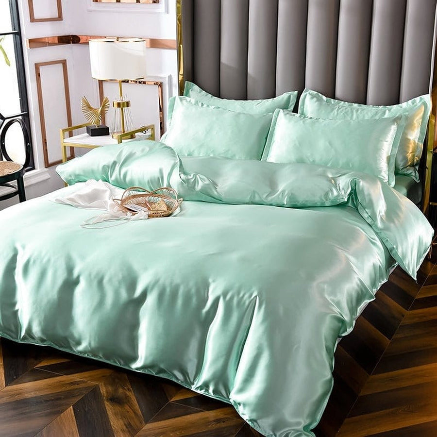 Bedding Set – Satin – Sage Mist