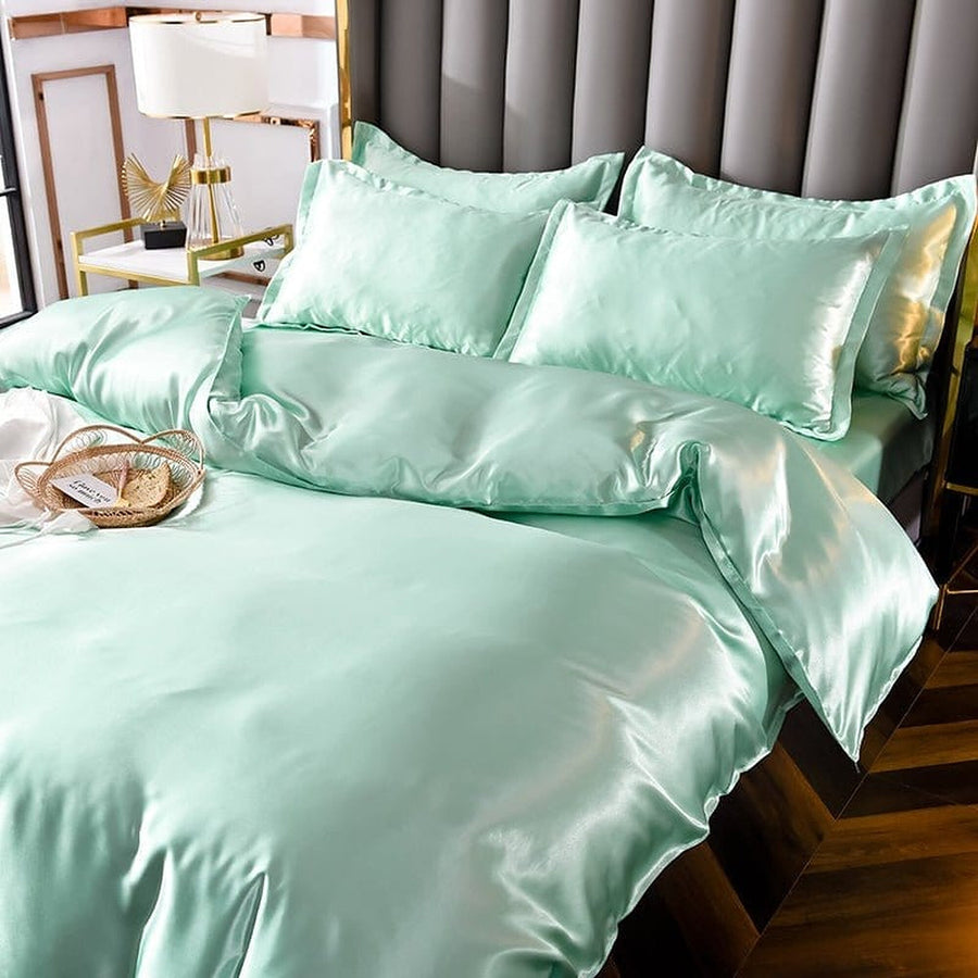 Bedding Set – Satin – Sage Mist