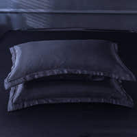 Bedding Set – Satin – Ink Black
