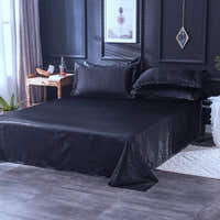 Bedding Set – Satin – Ink Black