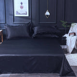 Bedding Set – Satin – Ink Black