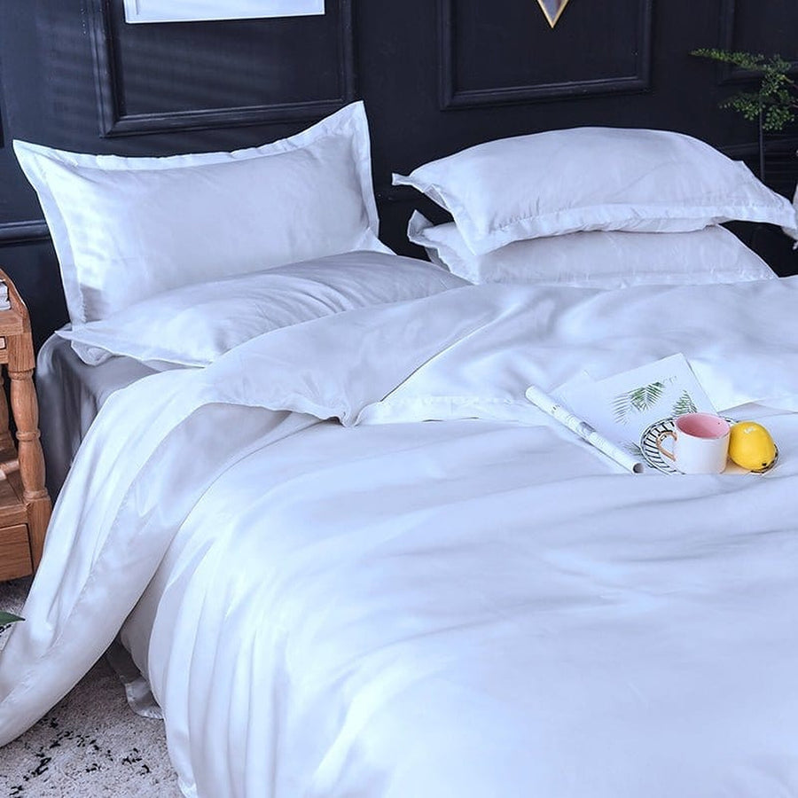 Bedding Set – Satin – Ivory Cream