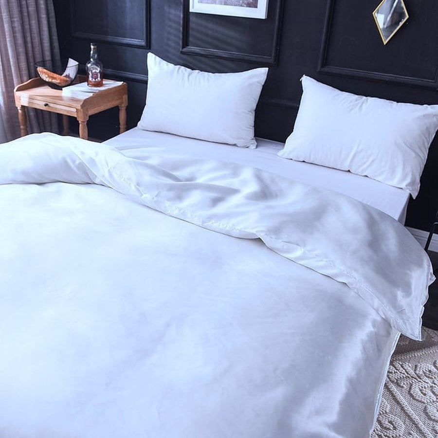 Bedding Set – Satin – Ivory Cream