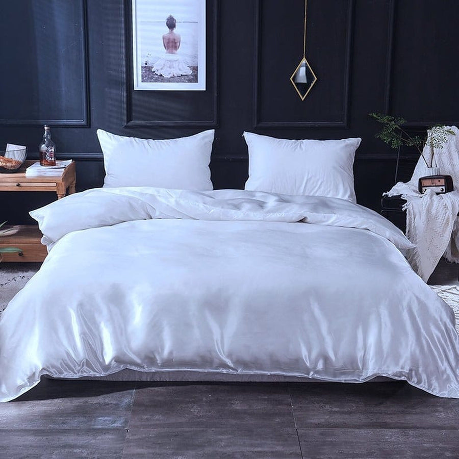 Bedding Set – Satin – Ivory Cream