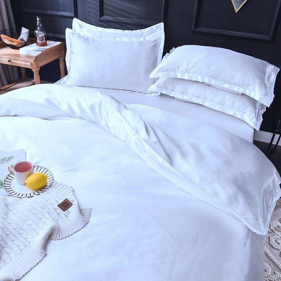 Bedding Set – Satin – Ivory Cream