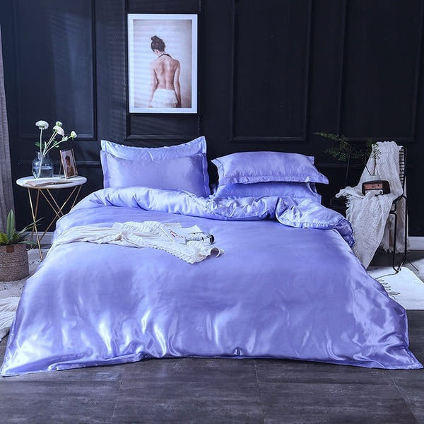 Bedding Set – Satin – Lilac