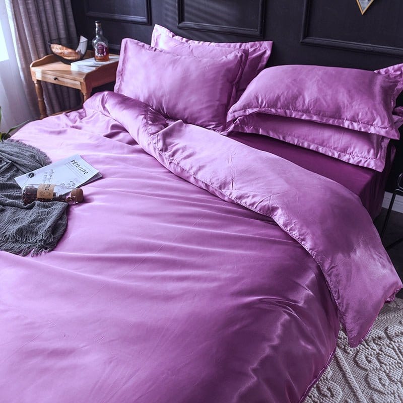 Bedding Set – Satin – Lavender