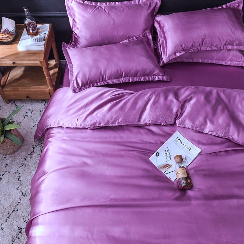 Bedding Set – Satin – Lavender