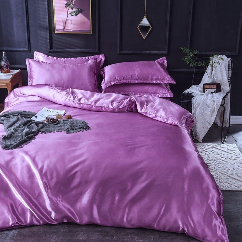 Bedding Set – Satin – Lavender