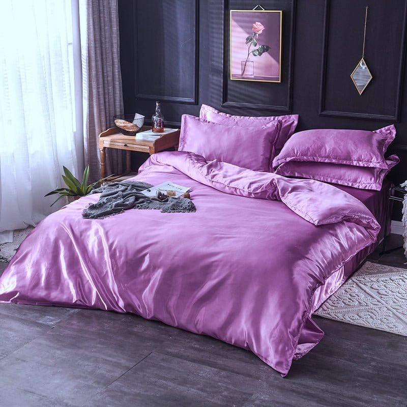 Bedding Set – Satin – Lavender