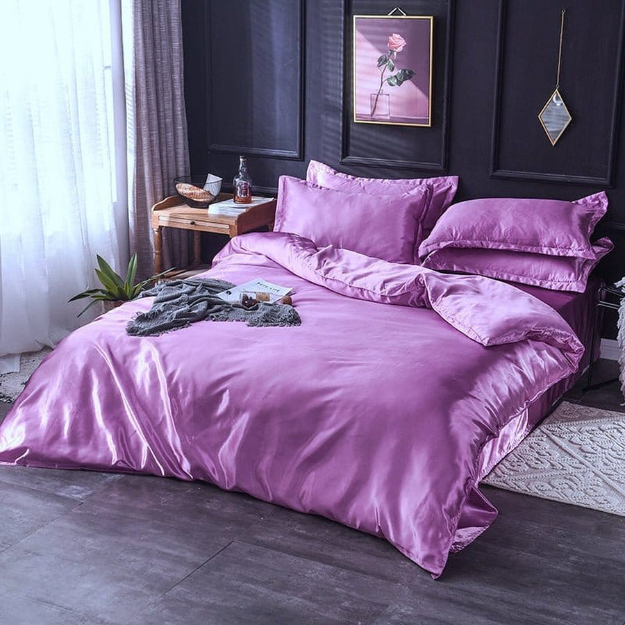 Bedding Set – Satin – Lavender