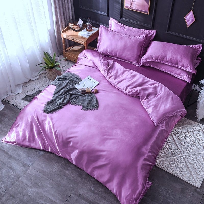 Bedding Set – Satin – Lavender