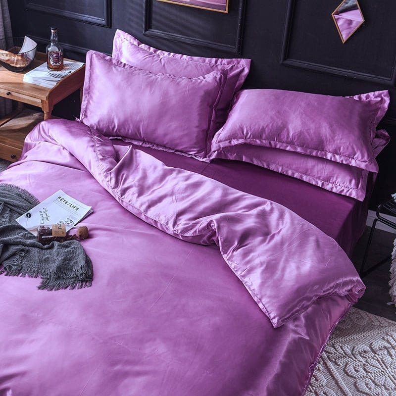 Bedding Set – Satin – Lavender