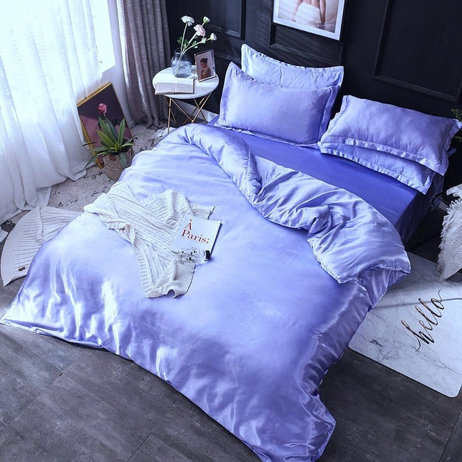 Bedding Set – Satin – Lilac