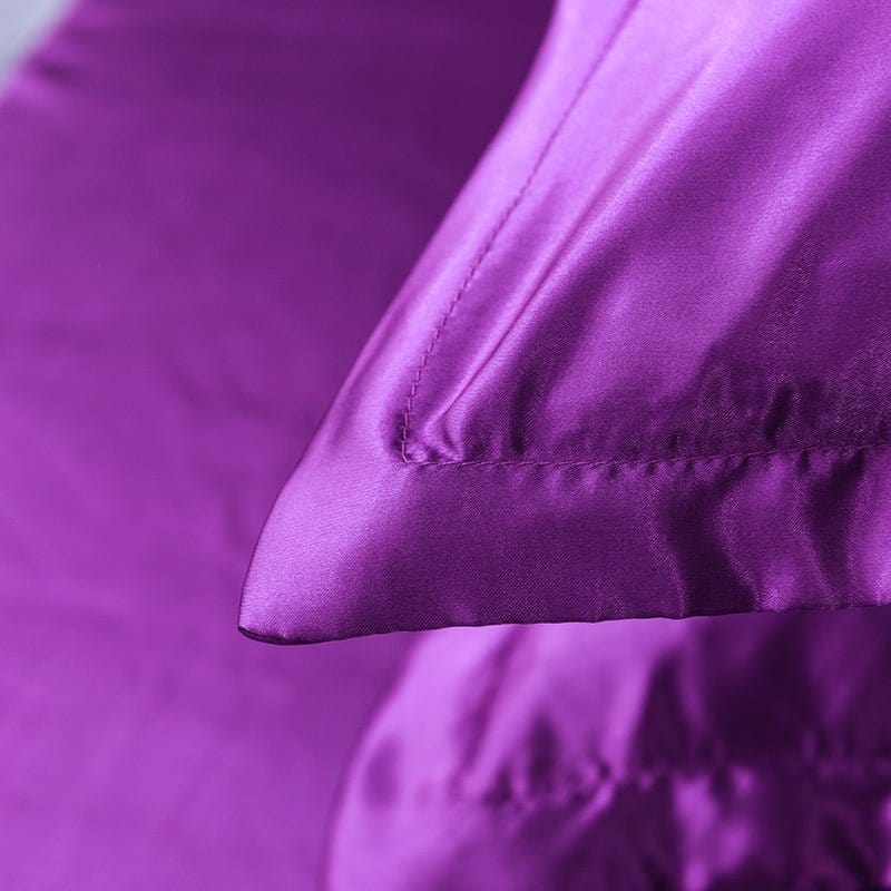 Bedding Set – Satin – Plum