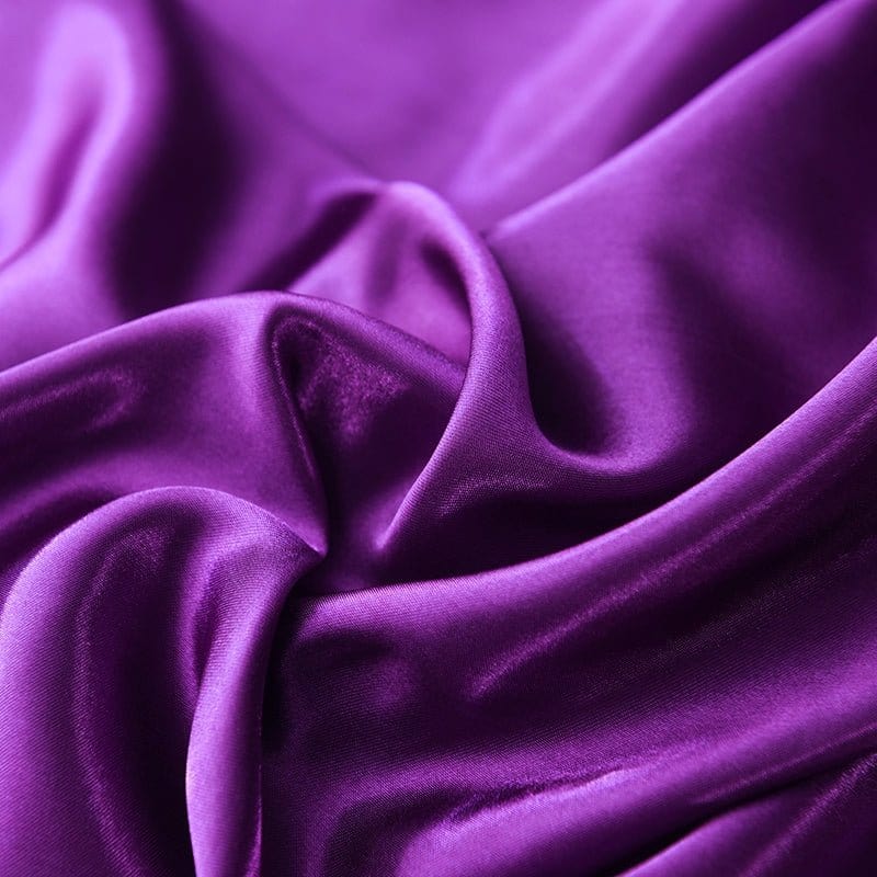 Bedding Set – Satin – Plum