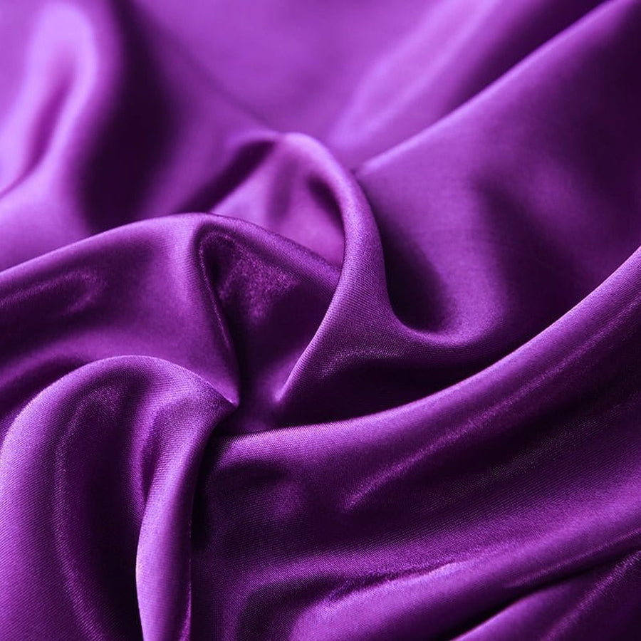 Bedding Set – Satin – Plum