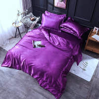 Bedding Set – Satin – Plum
