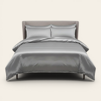 Bedding Set – Satin – Pearl Grey