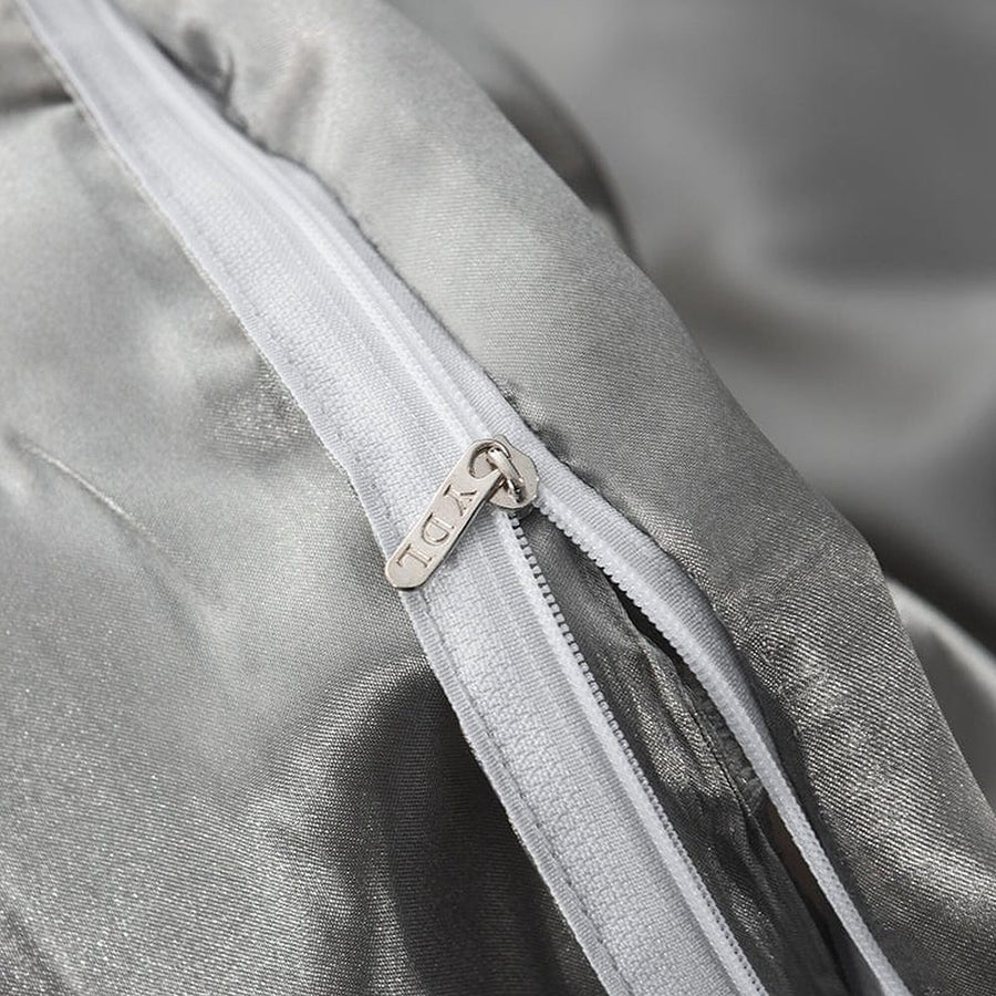 Bedding Set – Satin – Pearl Grey