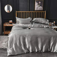 Bedding Set – Satin – Pearl Grey
