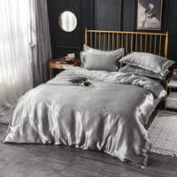 Bedding Set – Satin – Pearl Grey