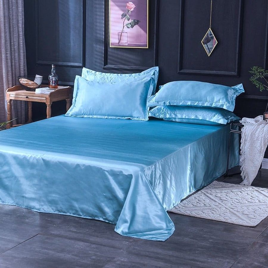 Bedding Set – Satin – Sky Mist