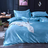 Bedding Set – Satin – Sky Mist
