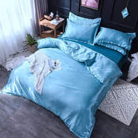 Bedding Set – Satin – Sky Mist