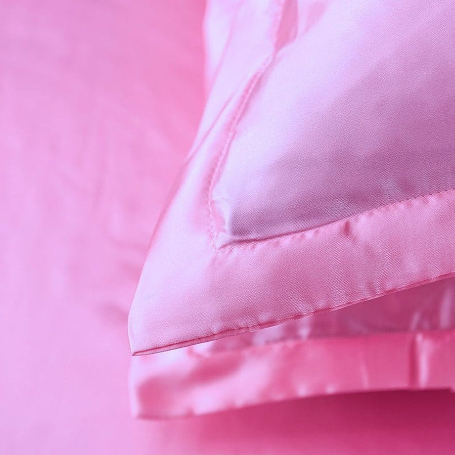 Bedding Set – Satin – Fuchsia
