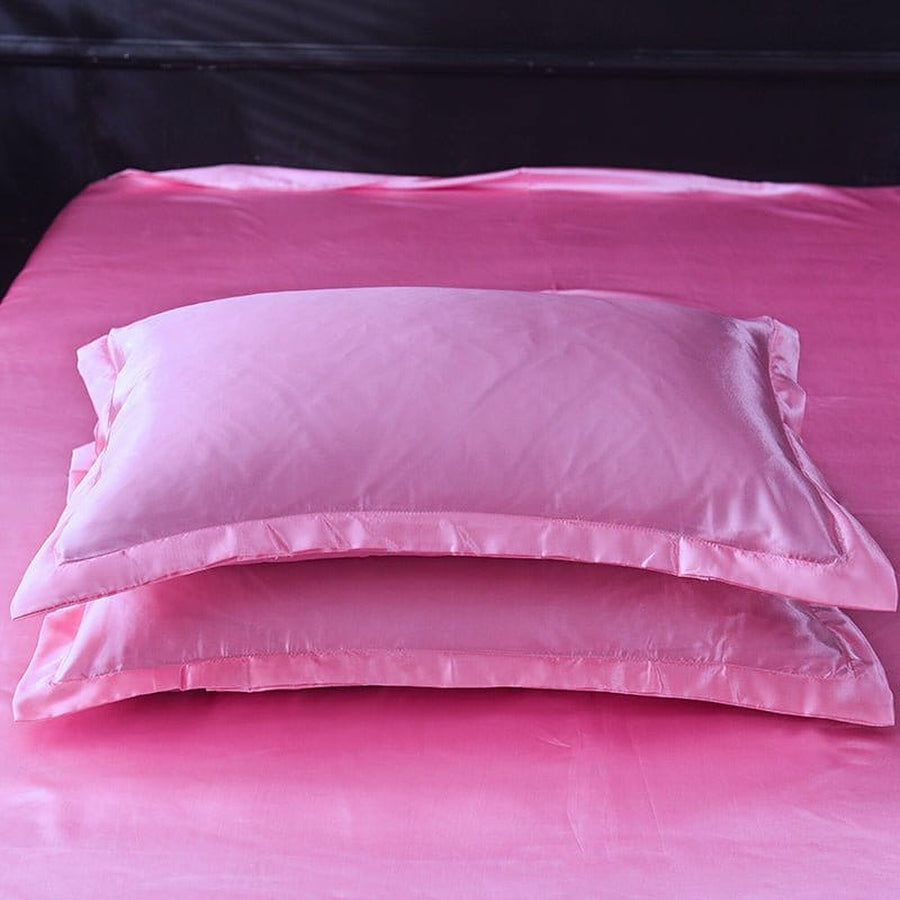 Bedding Set – Satin – Fuchsia