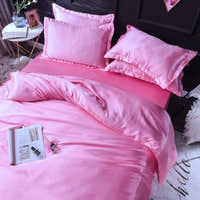 Bedding Set – Satin – Fuchsia