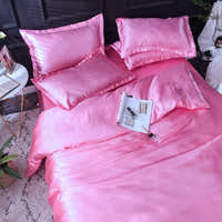 Bedding Set – Satin – Fuchsia