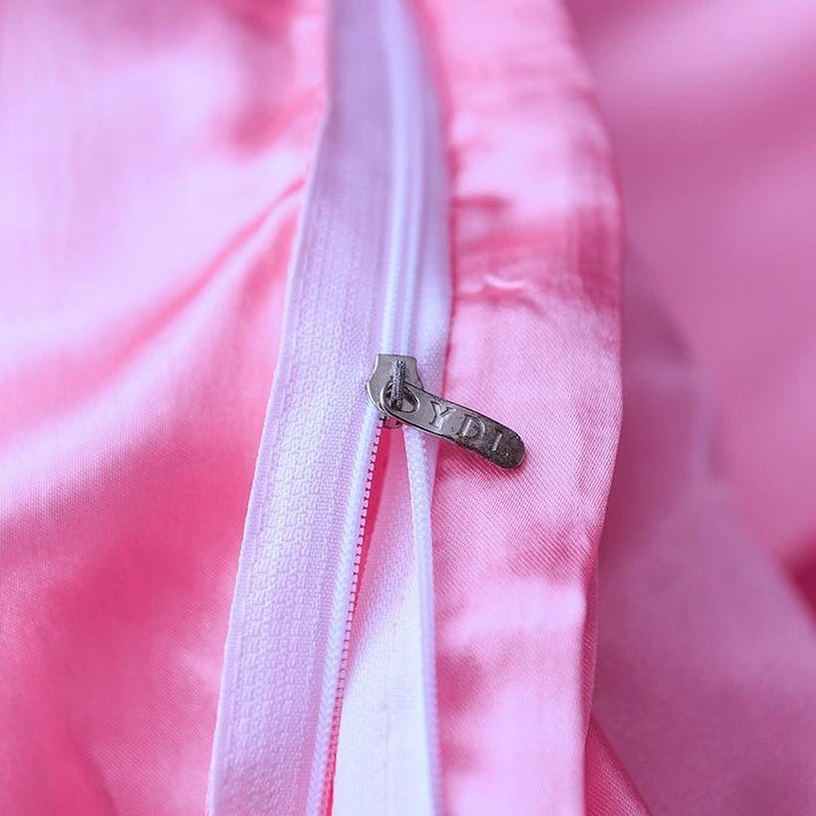 Bedding Set – Satin – Fuchsia